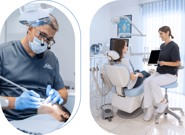 Profesionales de salud en un entorno clínico